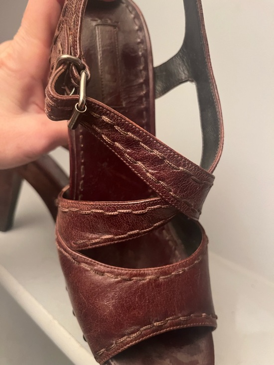 Prada Wooden Sandala - size 40 - Picture 7 of 8